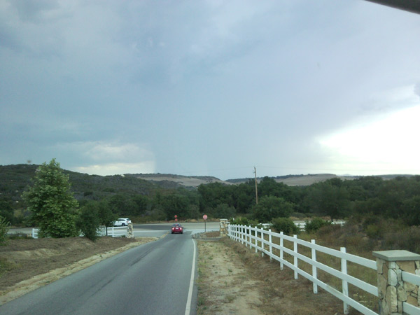 From ABC7 viewer Richard Lopez, storm in Riverside County on Aug. 25, 2010.