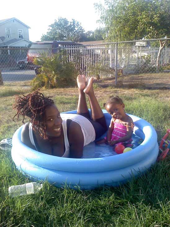An ABC7 viewer and her daughter try to beat the...