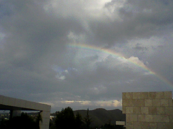 An ABC7 viewer sent in this photo of a rainbow...