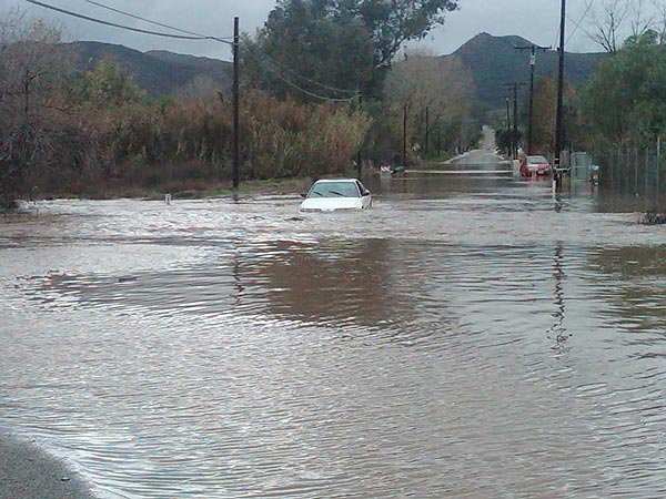 An ABC7 viewer sent in this photo of flooding in...