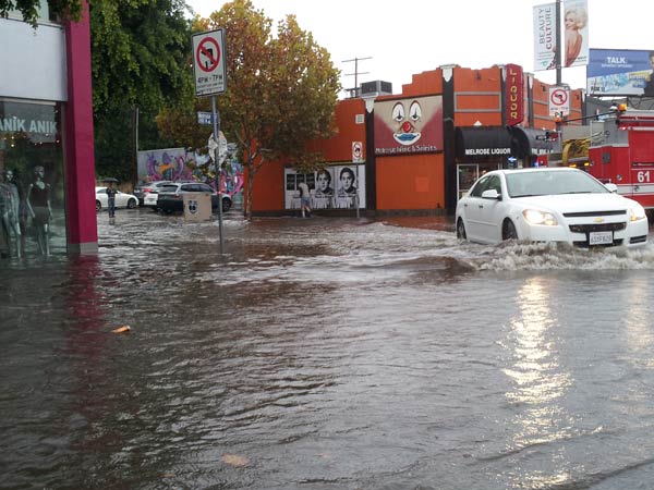 ABC7 viewer Ami sent in this photo of rain...
