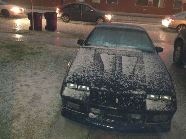 ABC7 viewer Adan Verdugo took this photo of rain...