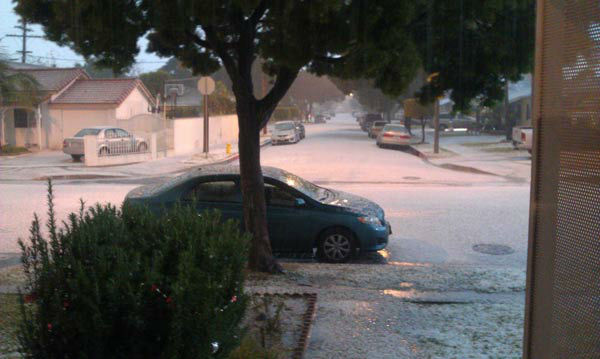 ABC7 viewer Marvin Pena took this photo of the...