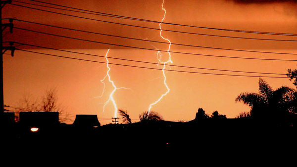 ABC7 viewer Bob Okvist took this photo of...