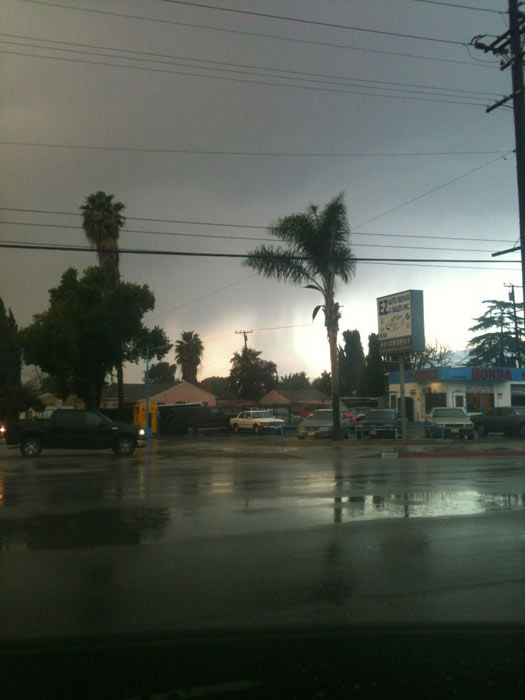 An ABC7 viewer took this photo of rain in...