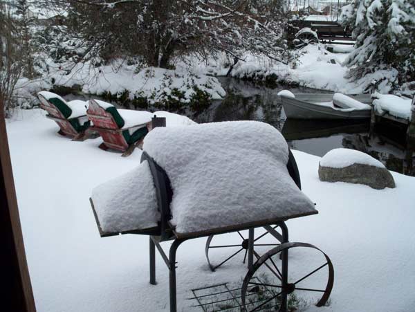 ABC7 viewer Markus Schmidt posted this photo on the ABC7 Facebook page of snow in Stallion Springs after a storm passed over Southern California on Sunday March, 18, 2012.