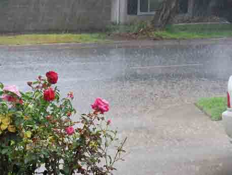 An ABC7 viewer sent in this photo of heavy...