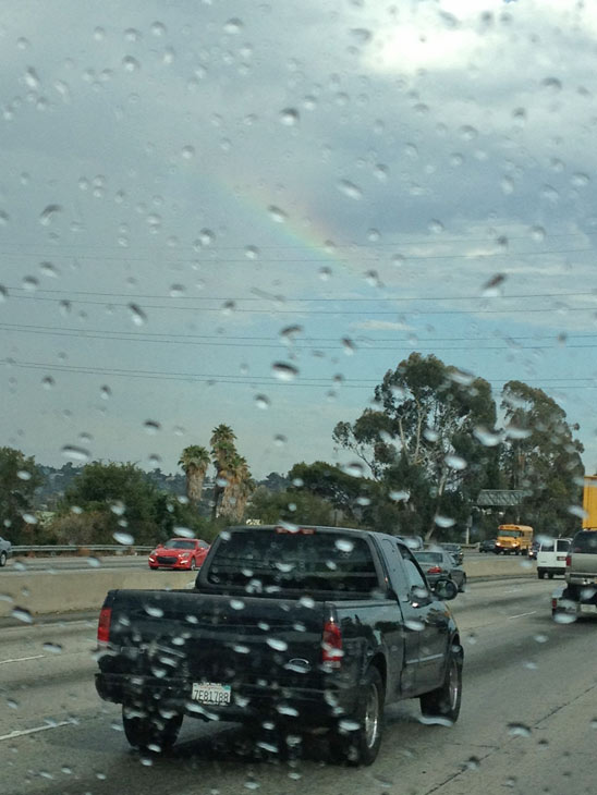 ABC7 reporter Elex Michaelson sent in this photo...