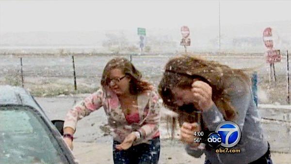 Cajon Pass Snow