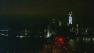 Some New York buildings show signs of power Saturday following Superstorm Sandy.