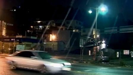 A rainy night in Southern California on Sunday, Jan. 6, 2013.