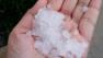 ABC7 viewer Catherine Kennedy sent us this photo via Facebook of hail in Costa Mesa, Calif. during a storm that hit Southern California on Friday, Feb. 8, 2013.