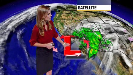 ABC7 Meteorologist Bri Winkler reports the Friday forecast in this Nov. 22, 2013 screen shot.ABC7 Meteorologist Bri Winkler reports the Friday forecast in this Nov. 22, 2013 screen shot.