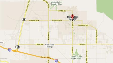A 3.1-magnitude earthquake hit near the Desert Hot Springs area Sunday, June 5, 2011.
