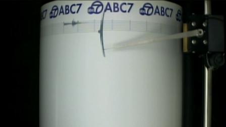The KABC-TV quake cam shows the scale of the 4.3- magnitude earthquake in Calexico on Sunday, July 01, 2012.