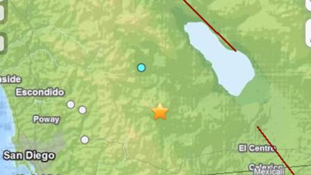 An earthquake with a preliminary magnitude of 3.5 struck 12 miles southwest of Ocotillo Wells on Monday, Nov. 26, 2012.