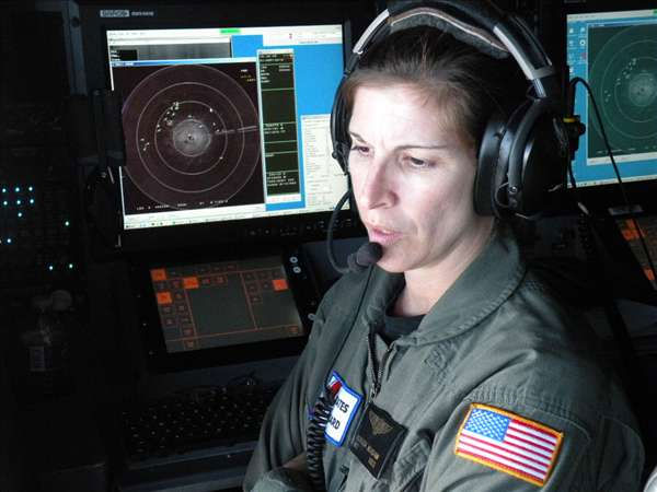 Reporters were invited to ride along Wednesday Sept. 1 as a Coast Guard HC-130J Hercules airplane crew flew along the east coast making Urgent Marine Information Broadcasts about Hurricane Earl.