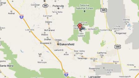 A wildfire broke out in Kern County on Sunday. About 12 homes in a small mountain community were asked to evacuate.
