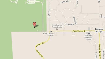 Firefighters battled a wildfire in Riverside County near Anza-Borrego Desert State Park.