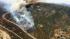 Two wildfires affected traffic near the 15...