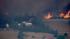 A fast-moving brush fire erupted in the Cajon...