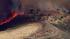 A brush fire threatened a residence in Murrieta...