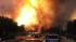 A brush fire that started in Warm Springs Creek...