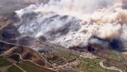A fast-moving brush fire in Camarillo forced residents to evacuate on Thursday, May 2, 2013.
