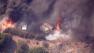 A brush fire that erupted in Camarillo Springs destroyed an RV park on Thursday, May 2, 2013.