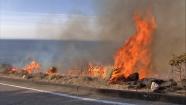 The Springs Fire can be seen from Deer Creek near Malibu on Friday, May 3, 2013.