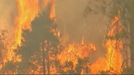 The Rim Fire burning in Northern California is seen on Tuesday, Aug. 27, 2013.