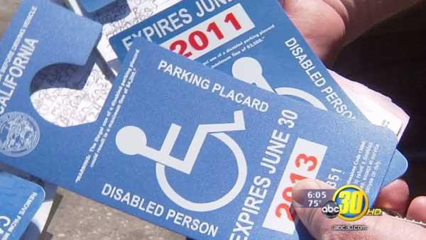 DMV crackdown on handicap placard abuse