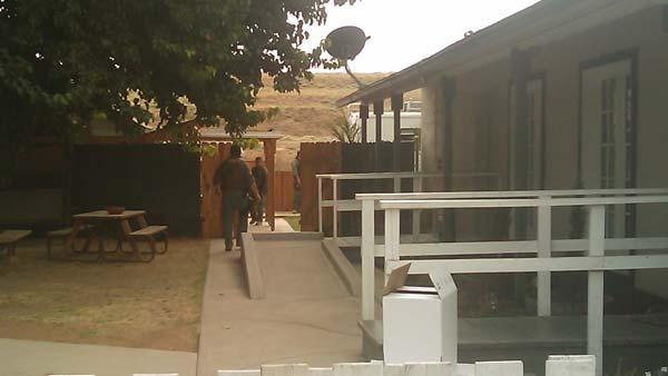 Undercover deputies are searching the dispensary for evidence.
