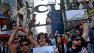 Marchers with Occupy Wall Street lead off a march that included labor unions through Lower Manhattan Wednesday, Oct. 5, 2011 in New York.