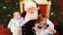 Andrews first view of Santa was caught by...