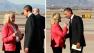 Arizona Gov. Jan Brewer points at President Barack Obama after he arrived at Phoenix-Mesa Gateway Airport