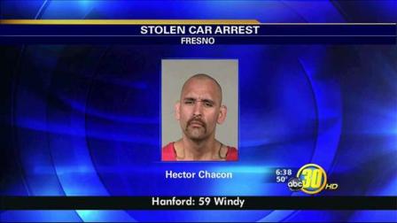 Car thief suspect Hector Chacon
