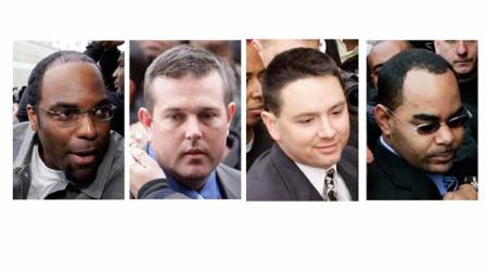 : Robert Faulcon Jr., Robert Gisevius Jr., Kenneth Bowen, and Anthony Villavaso II.