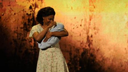 Audra McDonald performs a scene from The Gershwins Porgy and Bess at the 66th Annual Tony Awards on Sunday June 10, 2012, in New York. The production won a Tony Award for best revival of a musical.