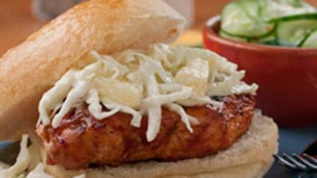 Barbecued Chicken Stack
