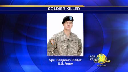 Benjamin Pleitez, 25, was killed July 27th while serving in Afghanistan.