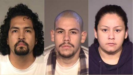Suspects Jose Villegas, Fernando Calderon, Irene Abrams
