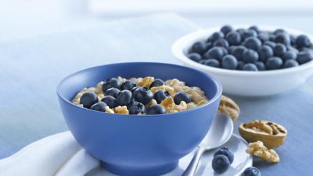 McDonalds seasonal blueberry banana nut oatmeal