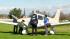 A small aircraft made an emergency landing in a...