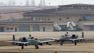 U.S. Air Force A-10 attack aircrafts wait to take off on the runway during their military exercise at the Osan U.S. Air Base in Pyeongtaek, south of Seoul, South Korea