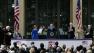 President Barack Obama, former first lady Barbara Bush, President George H.W. Bush, former first lady Laura Bush, former president William J. Clinton, former first lady Hillary Clinton and former president Jimmy Carter