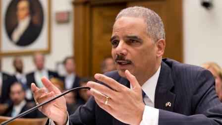 Attorney General Eric Holder, the nations top law enforcement official, testifies on Capitol Hill in Washington, Wednesday, May 15, 2013, before the House Judiciary Committee oversight hearing on the U.S. Department of Justice.