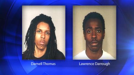 Police arrested 19-year-old Darnell Thomas and 18-year-old Lawrence Darrough.