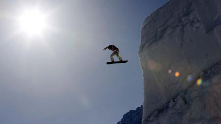 Shaun White of the United States takes a jump during a Snowboard Slopestyle training session at the Rosa Khutor Extreme Park, prior to the 2014 Winter Olympics, Tuesday, Feb. 4, 2014, in Krasnaya Polyana, Russia.
