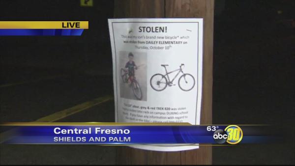 Thieves steal 9-year-old Fresno boy?s bike twice